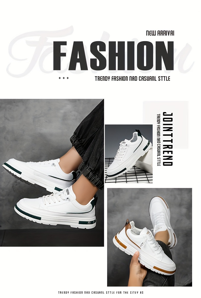 skate shoes men s trendy solid comfy non slip casual details 1